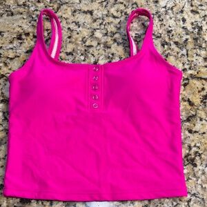 Vibrant Pink Bikini Top new without tags